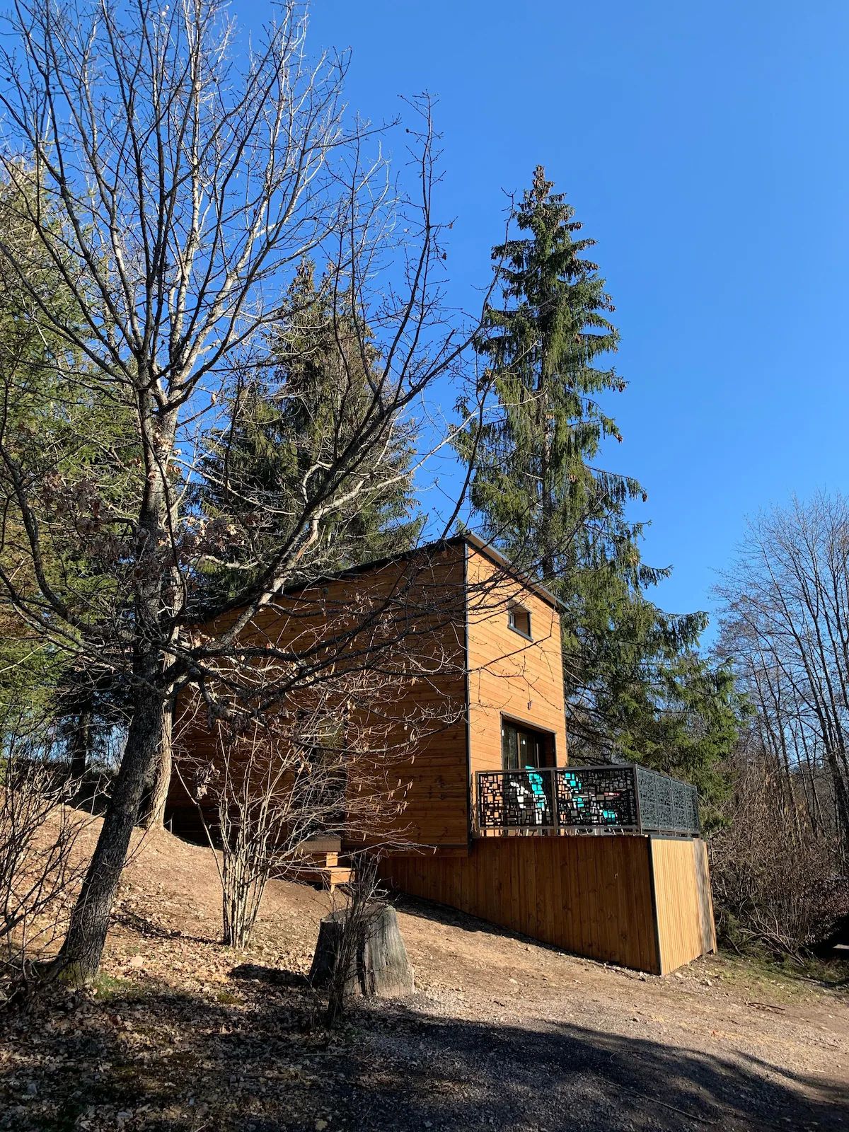Chalet avec étangs privés et vue exceptionnelle 