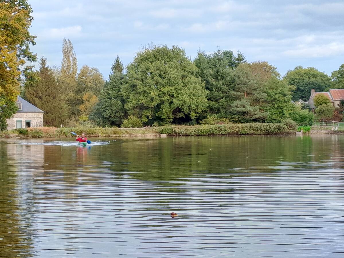 Etang de 1 ha pour camper et pêcher 