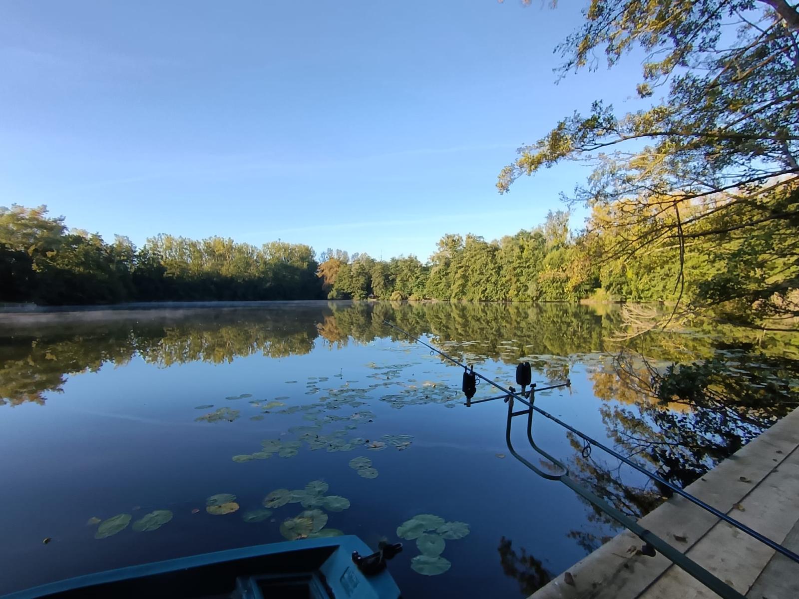 Cabane tout équipée et ces étangs de 4ha et 1ha 