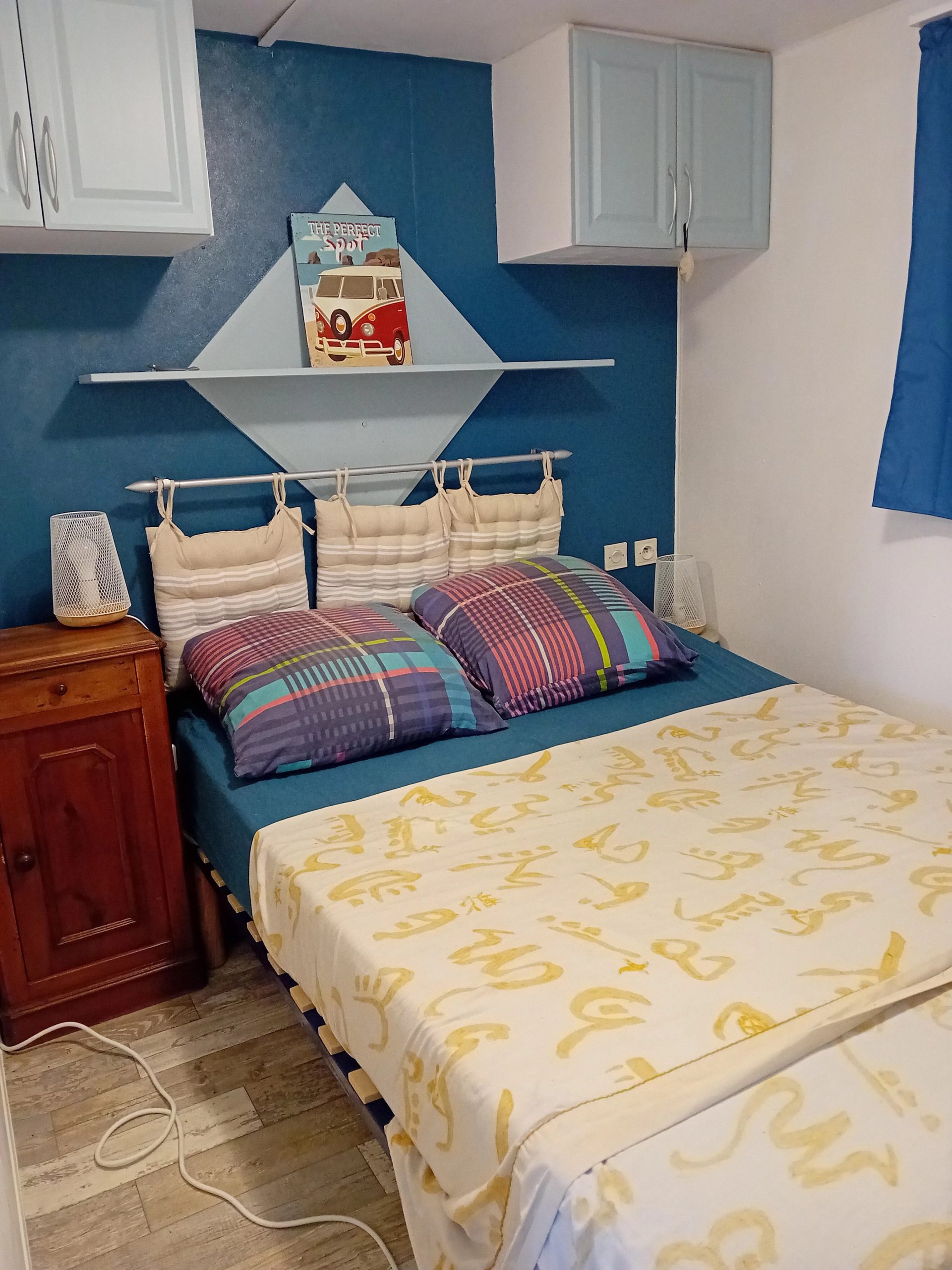 Location étang avec mobil home entre mer et marais 