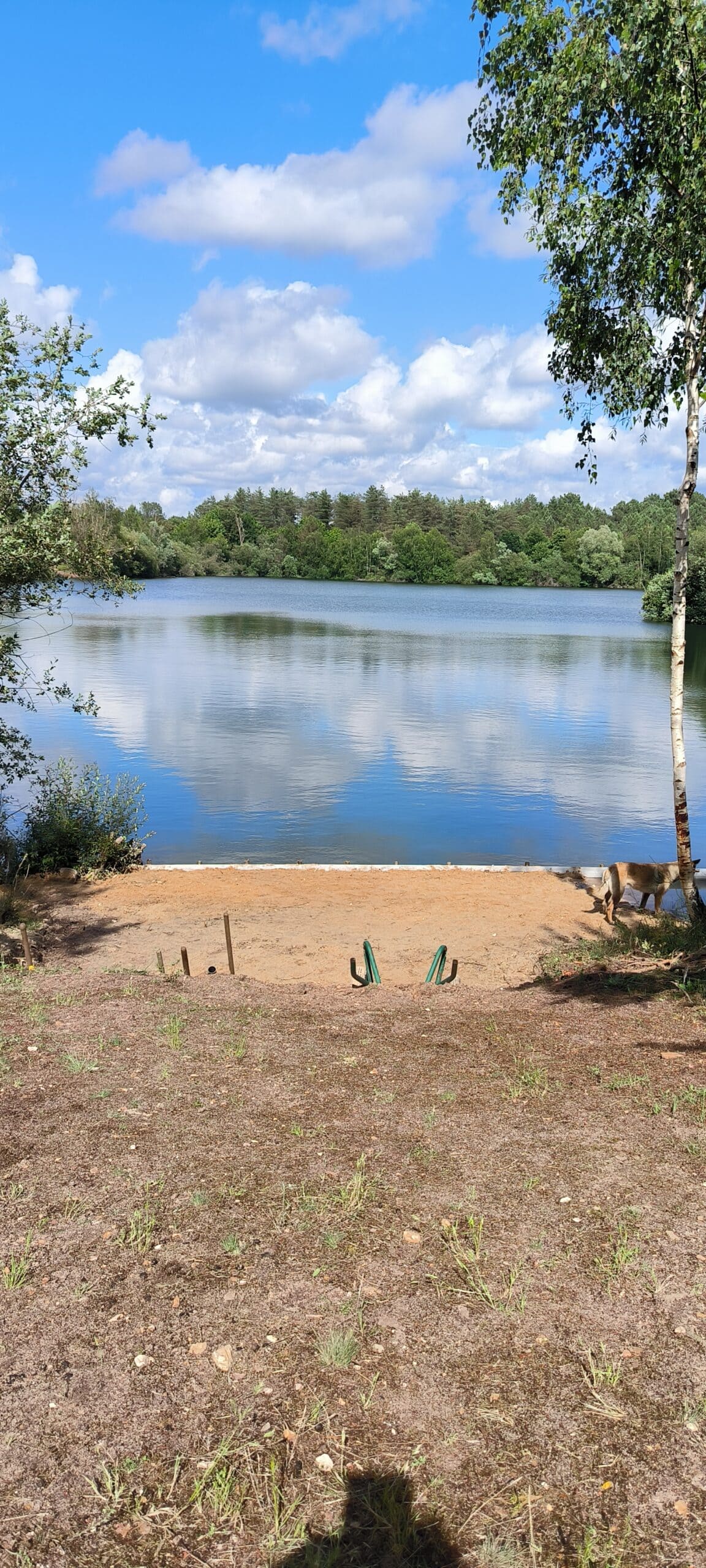 Étang de 7 hectares et chalet tout confort pour 4 personnes 