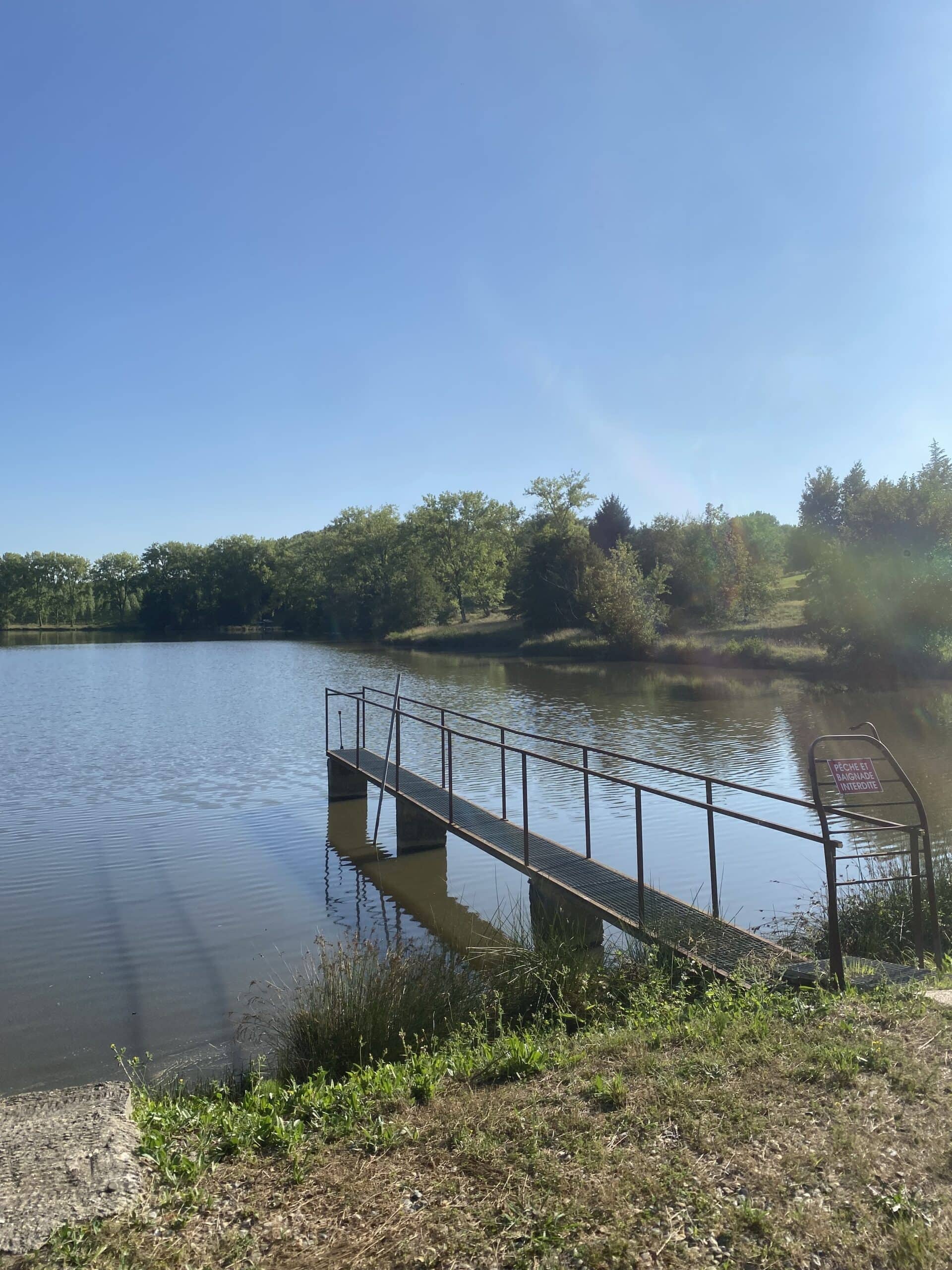 Étang de 8 hectares à louer dans le département du Gers 