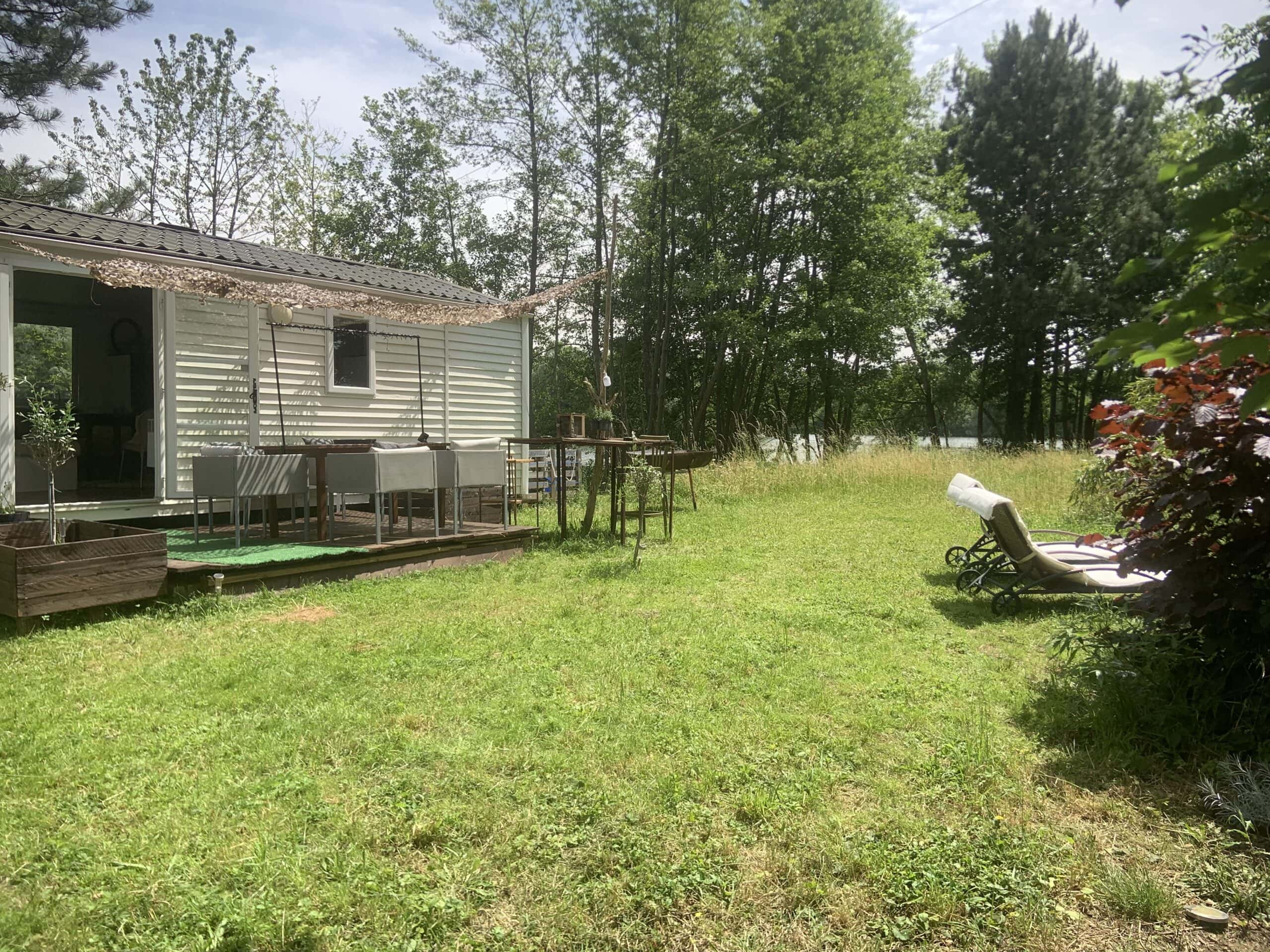 Etang de 17ha avec une tiny house 6 couchages 