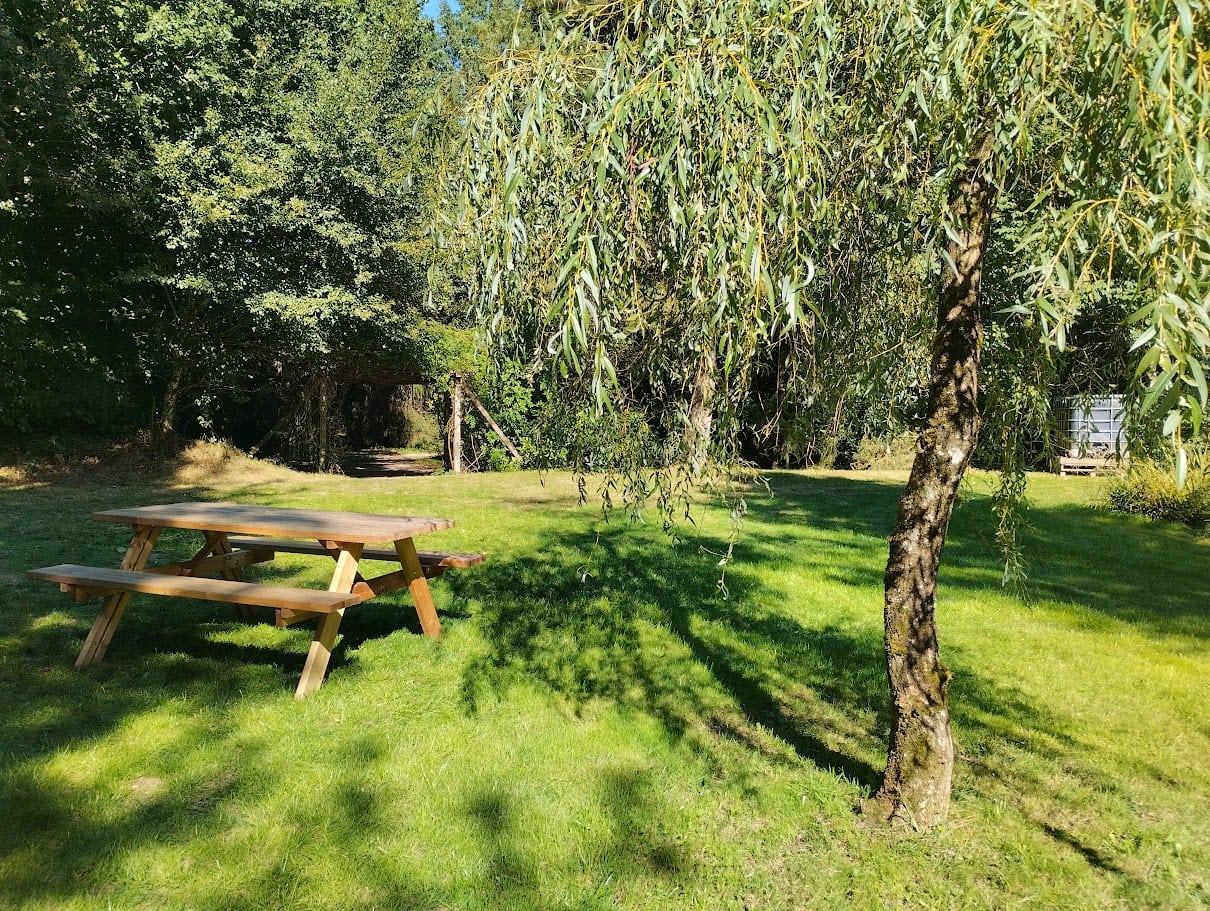 Petit étang pour camper en Bretagne 